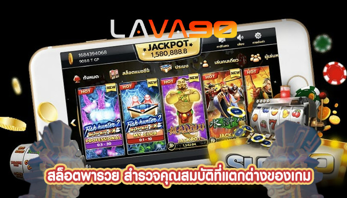 สล็อตพารวย สำรวจคุณสมบัติที่แตกต่างของเกม